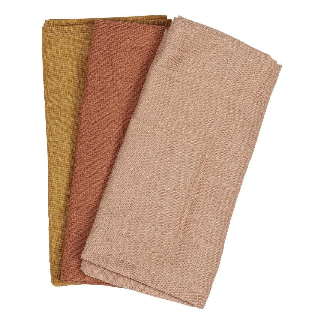 MUSLIN STOFBLE - 3-pak - Warm
