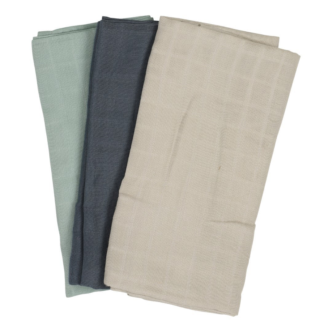MUSLIN STOFBLE - 3-pak - Cold