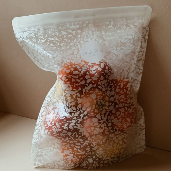 Haps Nordic 3-pak Genanvendelig Snackbag 5L Snack bags Transparent Terrazzo
