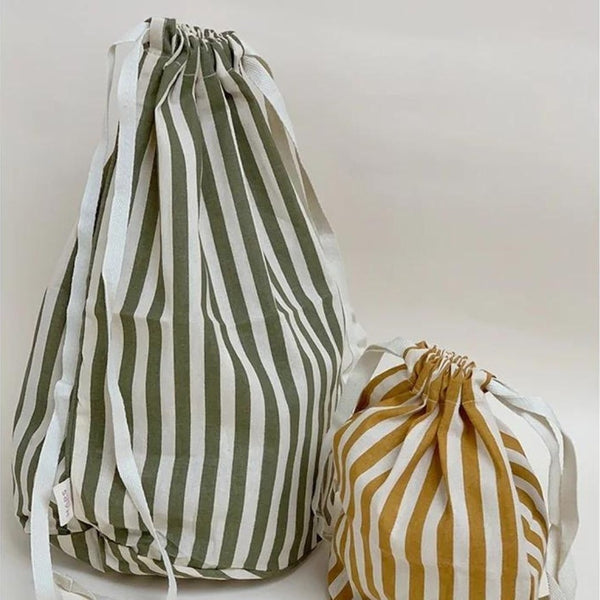 Haps Nordic Multi bag 2-pak Multi bag Marine stripe Mustard/Olive