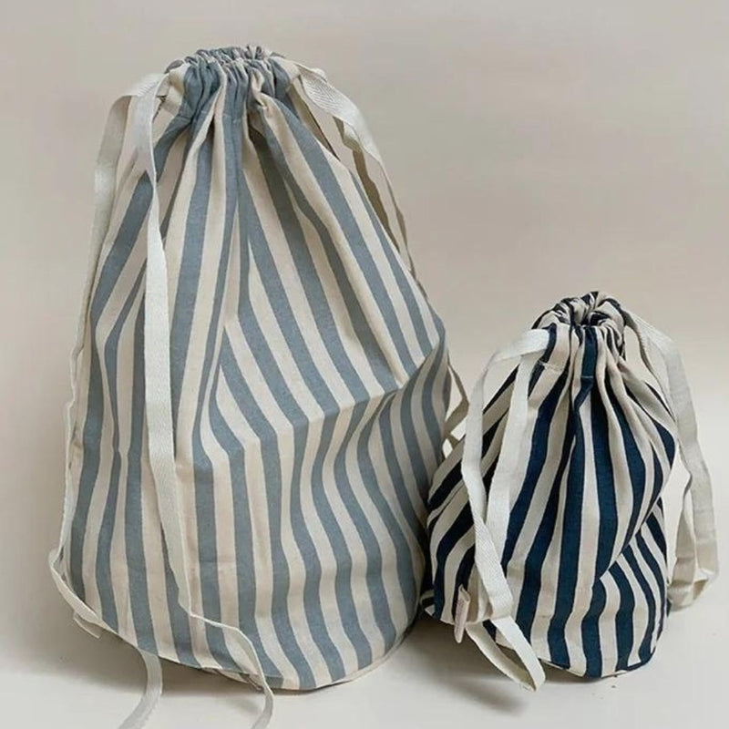 Haps Nordic Multi bag 2-pak Multi bag Marine stripe Petrolium/pigeon
