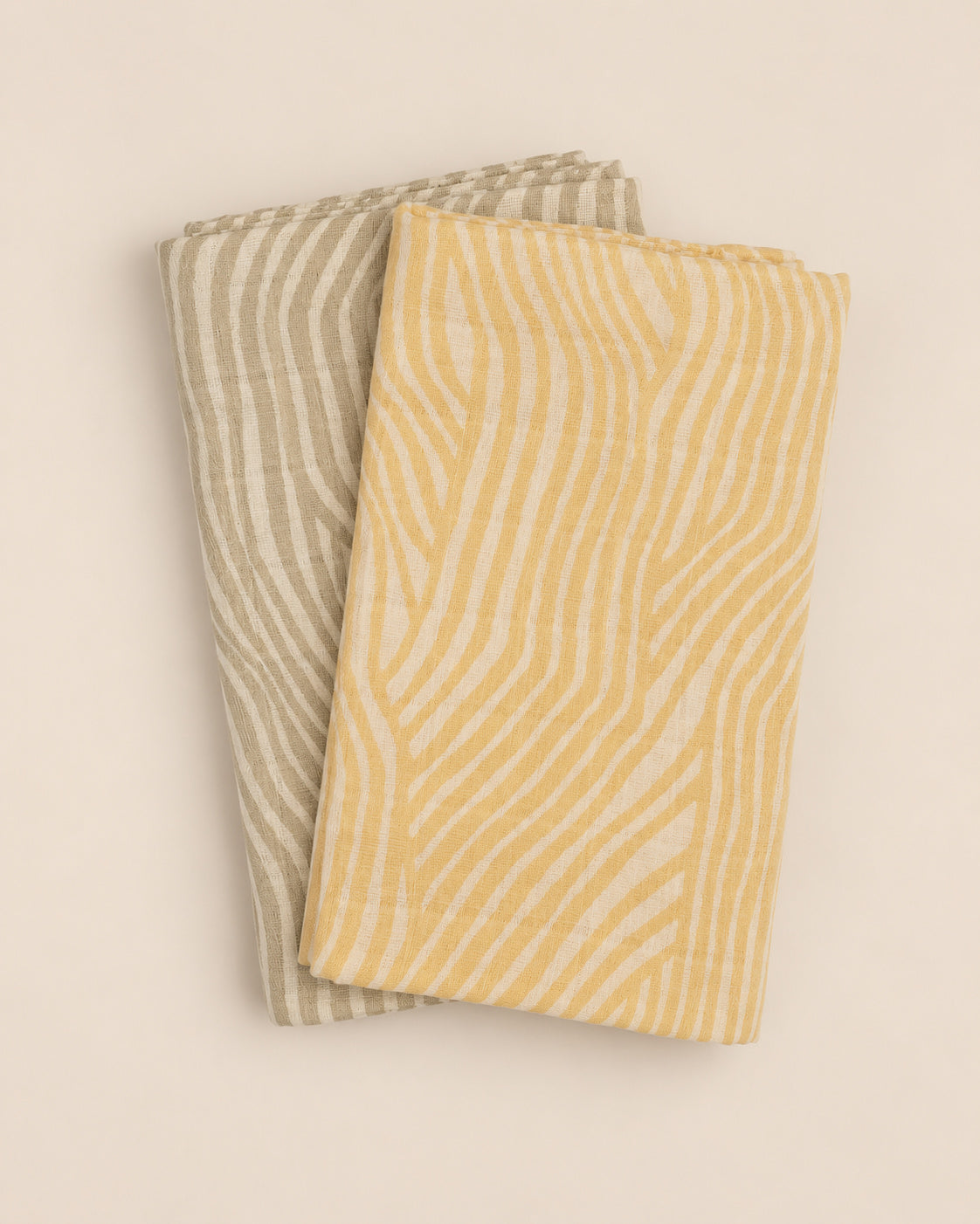 MUSLIN STOFBLE - 2-pack - Summer wave print