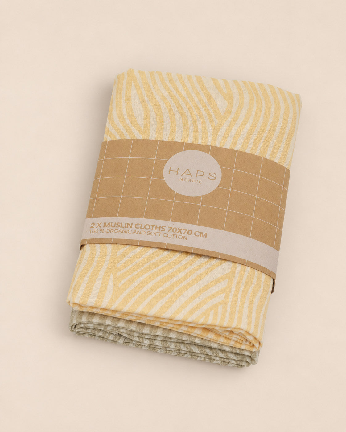 MUSLIN STOFBLE - 2-pack - Summer wave print