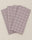 SERVIETTER 4-pak - Lavender check