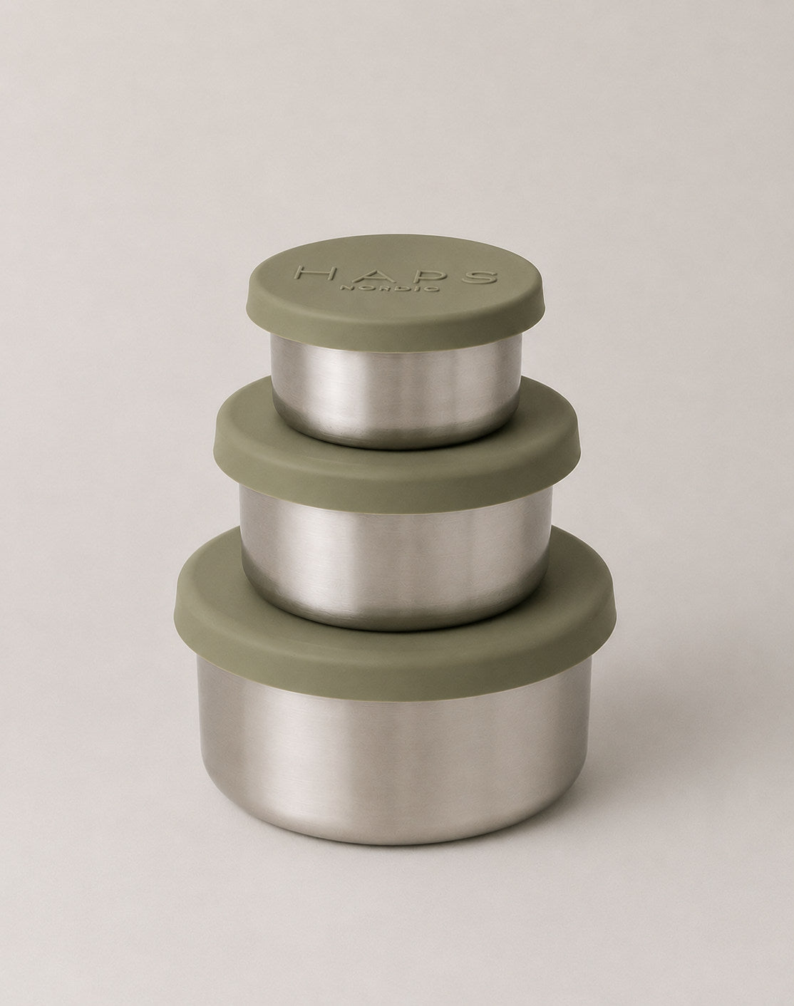 STEEL TRIO - 3-pak - Olive