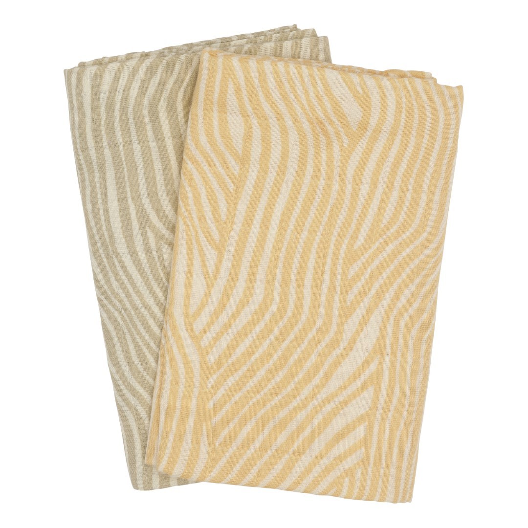 VASKEKLUDE 2-PAK - Summer wave print
