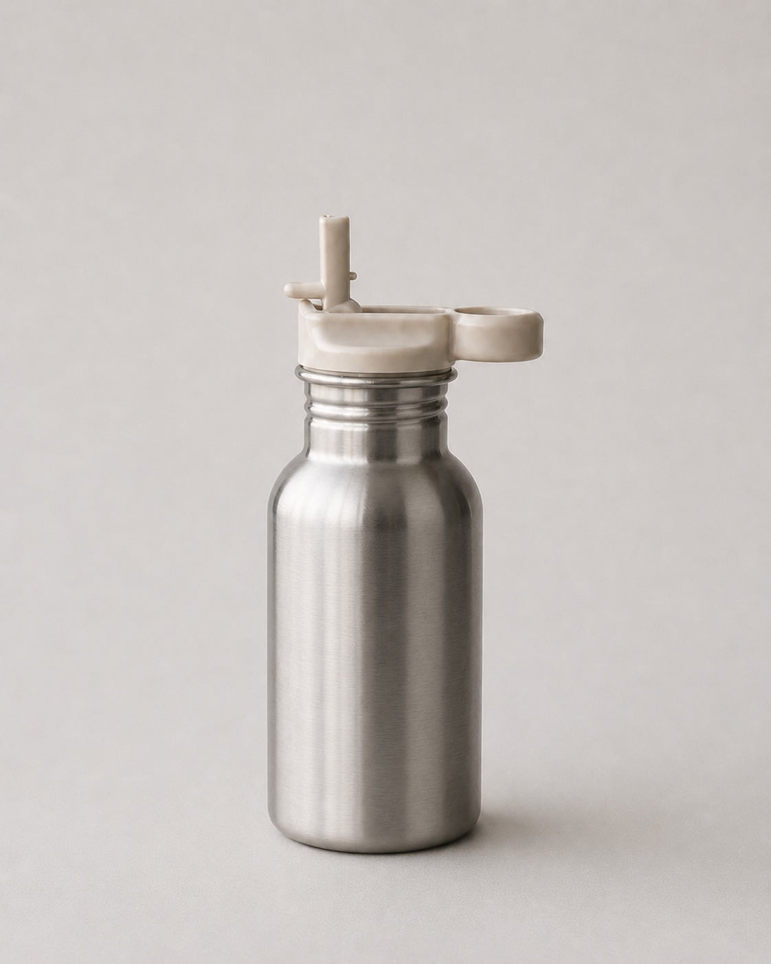 STRAWLID BOTTLE 400 ml - Steel