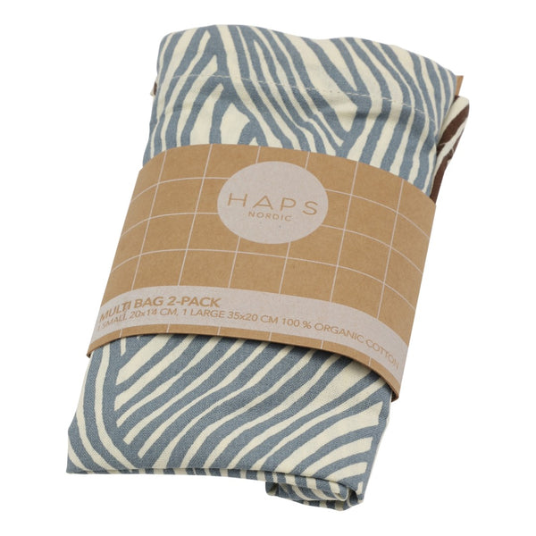 Haps Nordic Multi bag 2-pak Multi bag Winter wave print