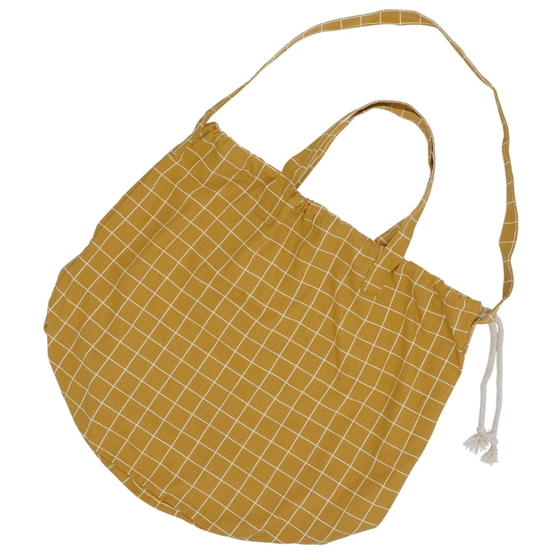 Haps Nordic Shopping bag Shopping bag Mustard Check