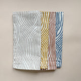 Textile napkins 4-pack - Oyster grey Wave
